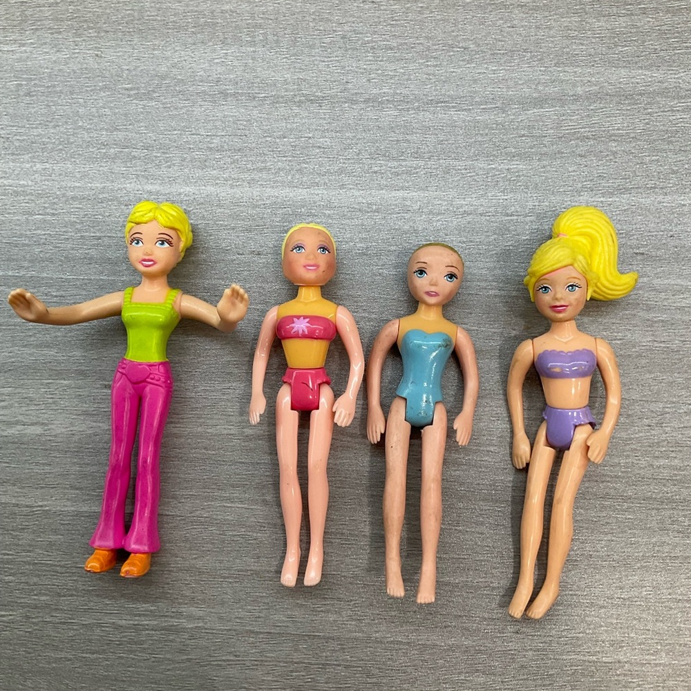 FOUR DISNEY‎ AND POLLY POCKET DOLLS